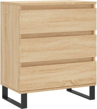 vidaXL Vidaxl - Aparador de madera contrachapada roble Sonoma 60x35x70 cm