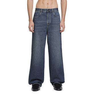 Gucci Denim Pants With Web Insert