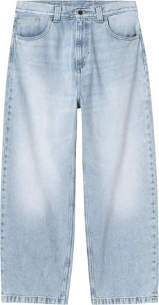 Carhartt Work in Progress Brandon Pant - Heren - Loose Fit Jeans - Blauw - S - Katoen - Jeans