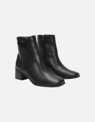 XY London Womens XY London Womens/Ladies Willow Square Toe Ankle Boots - Black - Size: 3