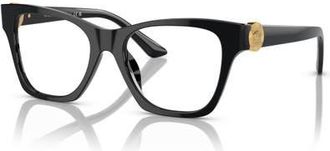 Versace 52mm Irregular optical glasses in Black at Nordstrom