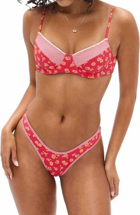 Frankies Bikinis Autumn Top In Summer Flower