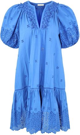 Ulla Johnson Aurora broderie-anglaise dress - women - Cotton - 4 - Blue