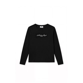 Freddy T-shirt Donna Manica Lunga Dettaglio Posteriore con Spacco