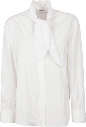 Givenchy Long-sleeve Shirt - Dames - Overhemden - Wit - S - Katoen - Overhemden