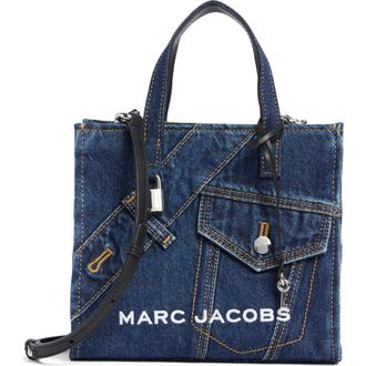 Marc Jacobs Mini Pieced Denim Bold Grind Satchel at Nordstrom Rack