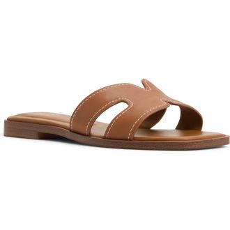 Aldo Itsandal Slide Sandal in Medium Brown at Nordstrom, Size 11