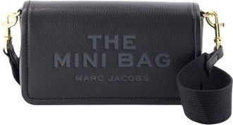 Marc Jacobs Womens Leather Crossbody Bag Black Cowhide