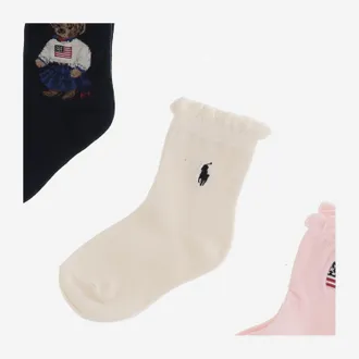 Polo Ralph Lauren Logo-Embroidered Cotton-Blend Socks - Multicolor