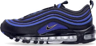 Nike Air Max 97 Lage Sneaker Zwart/Goud/Blauw - Heren - Fitnessschoenen - Veelkleurig - 36 1/2 EU - Fitness