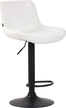 Clp Clp - Taburete De Bar Lentini En Cuero Sint&eacute;tico Blanco Negro