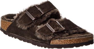 Birkenstock Arizona Shearling Suede Sandal