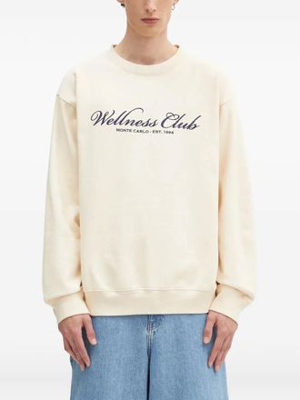 Sporty & Rich Wellness Club sweatshirt - unisex - Cotton - L - Neutrals