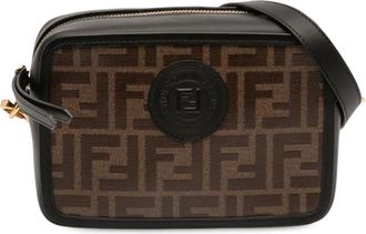Fendi Borsa a tracolla Vitello Century FF 1974 2010-2025 - Marrone