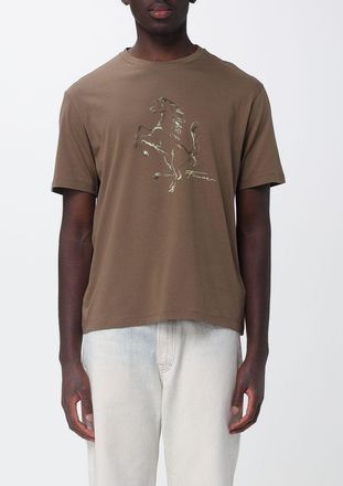 Ferrari T-shirt in cotone stampata
