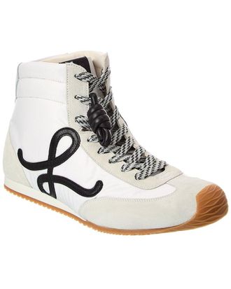 Loewe Ballet Runner 2.0 Nylon & Leather High-Top Sneaker