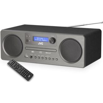 JVC Lettore JVC all-in-one con radio, DAB+, Bluetooth, AUX, USB e telecomando