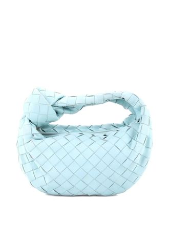 Bottega Veneta BV Jodie Intrecciato Nappa Mini hobo bag - Blauw