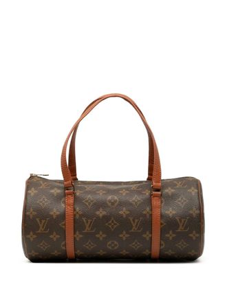 Louis Vuitton 1996 Monogram Papillon 30 handbag - women - Fabric/Calf Leather/Leather - One Size - Brown