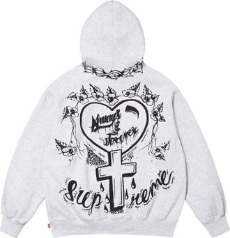 SUPREME FW26 Forever Hooded Sweatshirt Heather Grey SUP-FW26-012-GRY