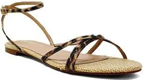 Shushop Betty Ankle Strap Sandal in Leopard Print at Nordstrom Rack, Size 7.5