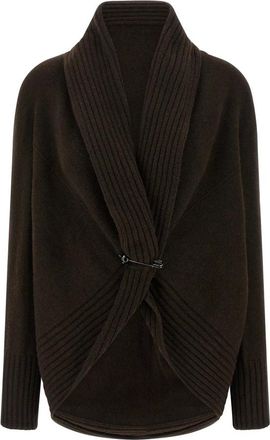 Alberta Ferretti Dames, Truien, Bruin, Maat: 2XS Zijde