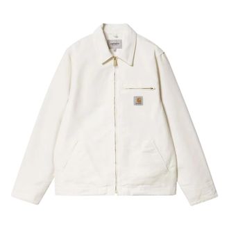 Carhartt Work in Progress Detroit Jacket - Heren - Zomerjassen - Wit - L - Katoen - Jassen