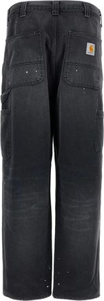 Carhartt Work in Progress Mens Jeans Single Knee Black Cotton Smith Denim smith