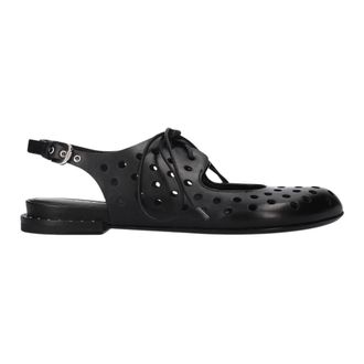 Premiata Leather slingback - female - Premiata - Ballerina Shoes - Black - 3 UK - Shoes
