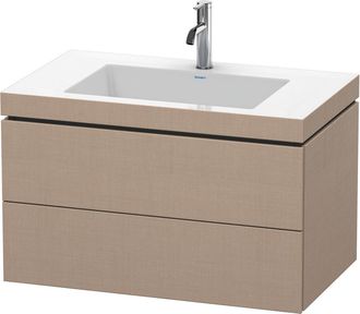 Duravit Mueble De Ba&ntilde;o L-cube Wt Vero Air 500x800x480mm 1 Orificio Para Grifer&iacute;a Lino