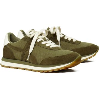 Tory Burch Hank Sneaker in Aneto /Aneto /Titanium White at Nordstrom, Size 5.5