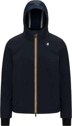 K-Way Jacko Bonded Jacket - Heren - Regenjassen - Blauw - 2XL - Polyester - Jassen
