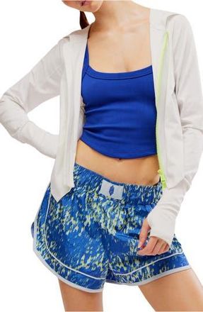 Free People FP Movement Playin for Keeps Track Jacket in White Combo at Nordstrom Rack, Size X-Small