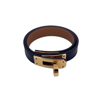 Herm&egrave;s Hermes leren armband Kelly Double Tour