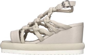Patrizia Bonfanti Nara Sun Sandaal - Dames - Sleehakken - Beige - 36 EU - Leer - Schoenen