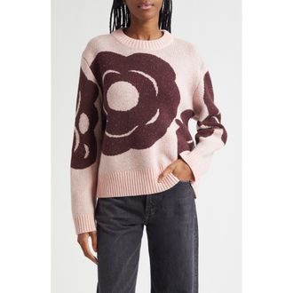 Marimekko Virtaus Tumma Floral Jacquard in Light Pink, Wine Red at Nordstrom Rack, Size Xx-Large