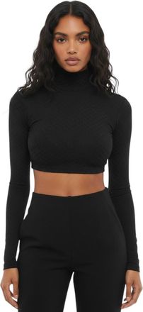 AMBUSH Black Turtle Neck Top