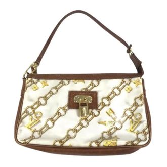 Louis Vuitton Pre-owned Shoulder Bags, female, White, Size: ONE SIZE Pre-owned Leather Shoulder Bag