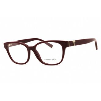 Tiffany & Co. Ladies Red Rectangular Eyeglass Frames 0TF2270B