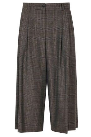 Seventy Dove Gray Prince Of Wales Check Straight-Leg Bermuda Shorts