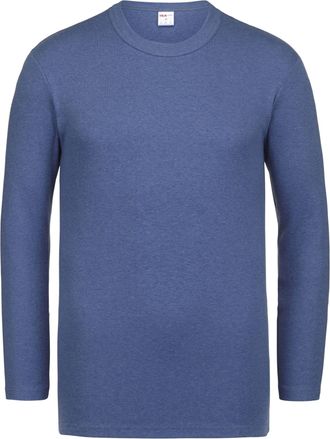 Isa Langarmshirt ISA BODYWEAR Shirt langarm, Herren, Gr. XXL, jeansmeliert, Obermaterial: 100% Baumwolle CO., Shirts Langarmshirt