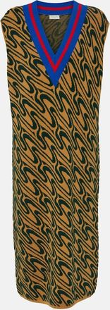 Dries Van Noten Intarsia midi dress