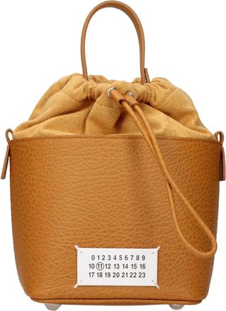 Maison Margiela Brown Leather Womens Handbag