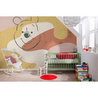 Komar home24 Vlies Fototapete Winnie Pooh Bee