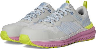 Keen Speedworks ESD Work Sneakers (Carbon-Fiber Toe) Womens Work Boots Alloy/Moonlight Mauve : 5.5 D - Wide, Textile