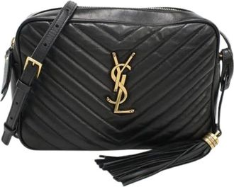 Saint Laurent Pre-owned Cross Body Bags, female, Black, Size: ONE SIZE Pre-owned Vintage Shoulder Bag