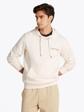 Tommy Hilfiger Kapuzensweatshirt TOMMY HILFIGER HILFIGER COLOR PHOTO PRT HOODIE, Herren, Gr. 3XL, weiss (ivory petal), Sweatware, Obermaterial: 100% Baumwolle, regul
