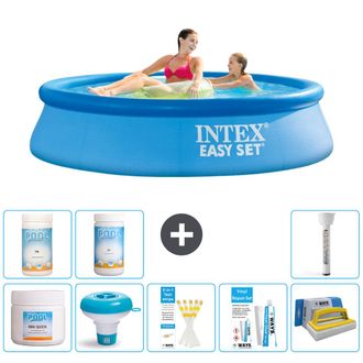 Intex Piscina Easy Set Redonda - 244x61 Cm - 7-piezas S43212