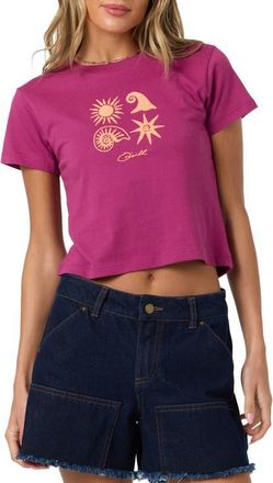 O'Neill Shell Star Graphic Tee in Raspberry at Nordstrom, Size Xx-Large