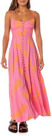 Maaji Coral Reef Sia Cover-Up Dress in Light/pastel Pink at Nordstrom, Size Small